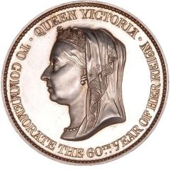Medal - Victoria Diamond Jubilee; Macclesfield, silver