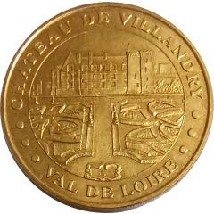 Monnaie de Paris Tourist Token - Château de Villandry Les jardins