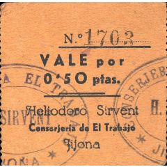 0.50 Pesetas Jijona