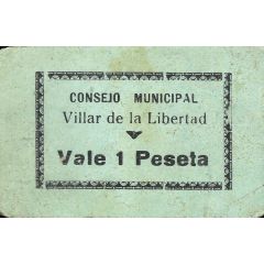 1 Peseta Villar de la Libertad