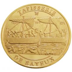 Jeton touristique - Prune - Tapisserie de Bayeux