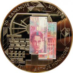 Medal - Commemoration of banknotes 20 francs, 8th serie