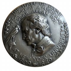 Medal - Hall of Fame for Great Americans Edgar Allen Poe