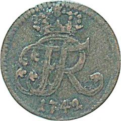 1 Guter Pfennig - Frederick II
