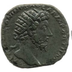 Dupondius - Marcus Aurelius TR POT XX IMP IIII COS III S C, Roma