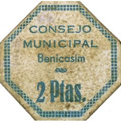2 Pesetas Benicasim