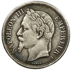 Reproduction - 5 Francs - Napoléon III tête laurée