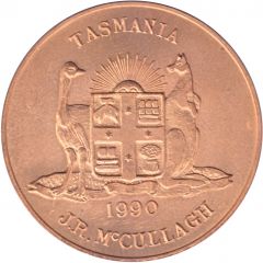 Token - J.R. McCullagh Devenport, Tasmania