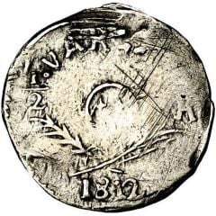 1/2 Real - Fernando VII Royalist Coinage