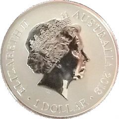 1 Dollar - Elizabeth II 4th Portrait - Sydney New Year`s Eve
