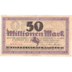 50 000 000 Mark Landesbank der Provinz Westfalen