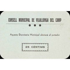 25 Céntimos Vilallonga del Camp