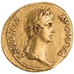 Aureus - Antonia Minor SACERDOS DIVI AVGVSTI