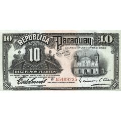 10 Pesos Fuertes Banco de la Republica del Paraguay