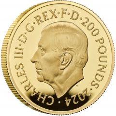 200 Pounds - Charles III Bond Films of the 1980s, Gold Proof