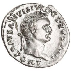 Denarius - Domitian TR P COS VII DES VIII P P, Minerva and Victory
