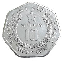 10 Ariary motto D