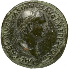 Sestertius - Vespasian FIDES EXERCITVVM S C