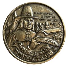 Medal - Fundamental Orders of Connecticut American Bicentennial - Connecticut