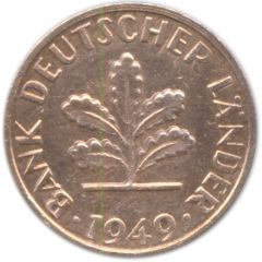 1 Pfennig Bank of German States