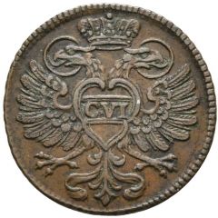 1 Kreuzer - Charles VI Pester Invalidenhaus