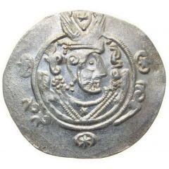 1/2 Drachm - Anonimous - `Bakh Bakh` type Abbasid Governors of Tabaristan - Arab-Sasanian