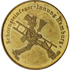 New Year Lucky Token Schornsteinfeger, Hamburg