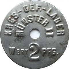 2 Pfennig - Münster Kriegsgefangenenlager Münster II