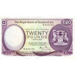 20 Pounds Royal Bank of Scotland