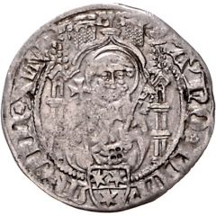1 Weißpfennig - Theodoric I Schenk of Erbach