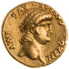 Aureus - Nero PONTIF MAX TR P X COS IIII P P EX S C, Roma