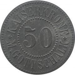 50 Pfennig - Nürnberg Kaiserkrone M. Gottschalk