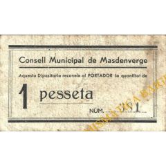 1 Peseta Masdenverge