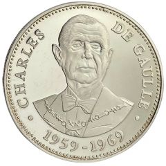 Président de la République - Charles de Gaulle argent