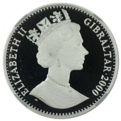 1 Crown - Elizabeth II Queen Mother's 100th Birthday, Silver Proof