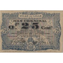 25 Centimes - Ville de Lille