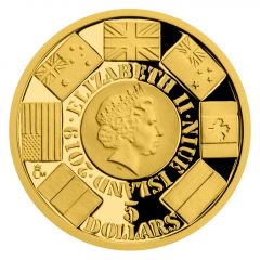 5 Dollars - Elizabeth II Operation Overlord