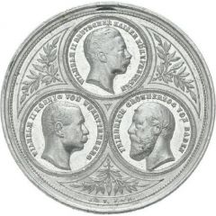 Medal - Wilhelm II - Imperial parade and war exercise Cannstatter Wasen in Cannstatt