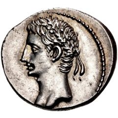 Denarius - Augustus CAESAR AVGVSTVS
