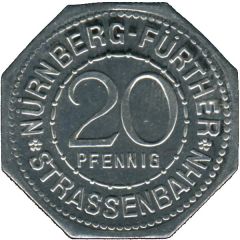20 Pfennig - Auf der Burg Nürnberg-Fürth