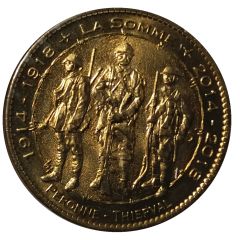 Token - Arthus Bertrand - Tresors de France La Somme 1914 - 1918