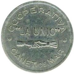 2 Pesetas - Cooperativa La Unió
