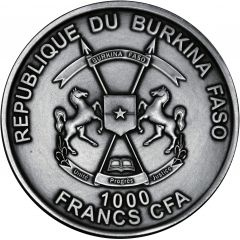 1000 Francs CFA Ankylosaurus