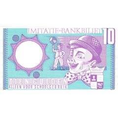 Play money - Imitatie-bankbiljet - 10 Gulden