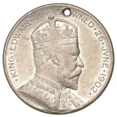 Medalet - Edward VII Coronation, Edinburgh