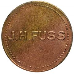 1 Dollar - J. H. Fuss