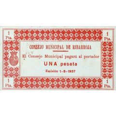 1 Peseta Ribarroja