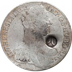 Trade Dollar Arabic Countermark on Maria Theresa Thaler 1765