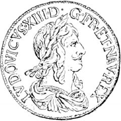 Ecu - Louis XIII Count of Catalonia