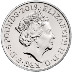 5 Pounds - Elizabeth II 5th portrait, Ceremony of the Keys